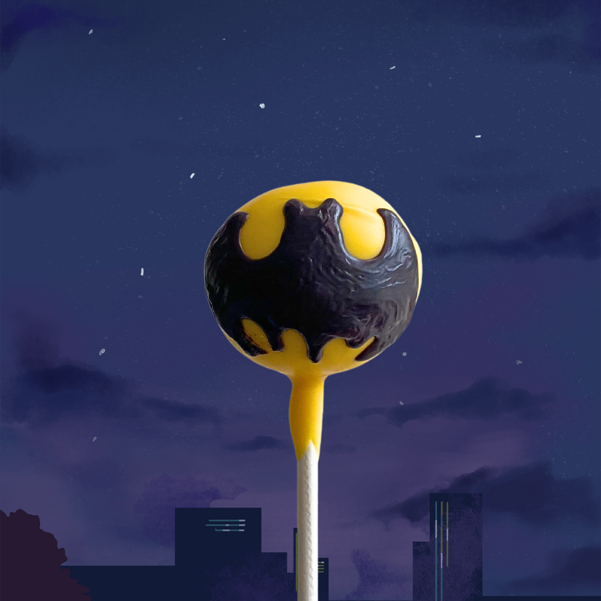 Batman Cakepops Baked by Yael